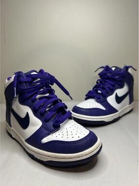 Nike Dunk High Size 4.5Y 6 Womens Purple White GS DH9751-100